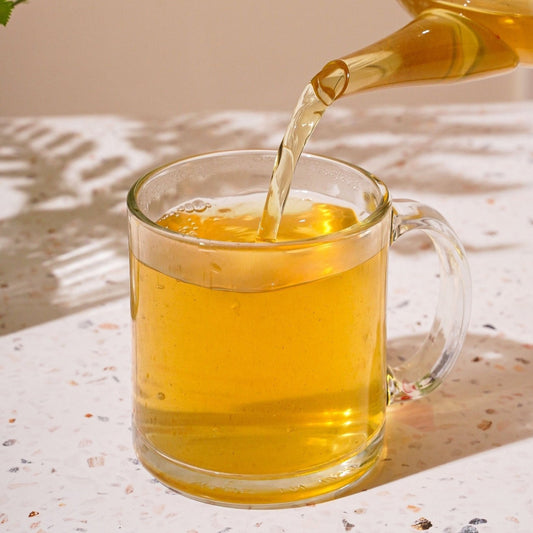 Happy Belly Tea in a cup