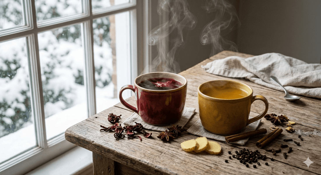 Winter Immunity Teas: How Tulsi and Hibiscus Support Wellness in Cold Weather - EQ State