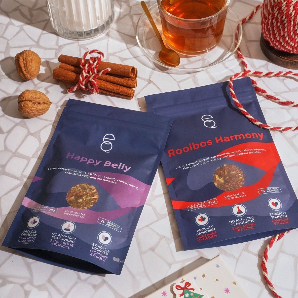 Holiday Favourites collection of seasonal tea gift sets for gifting - EQ State