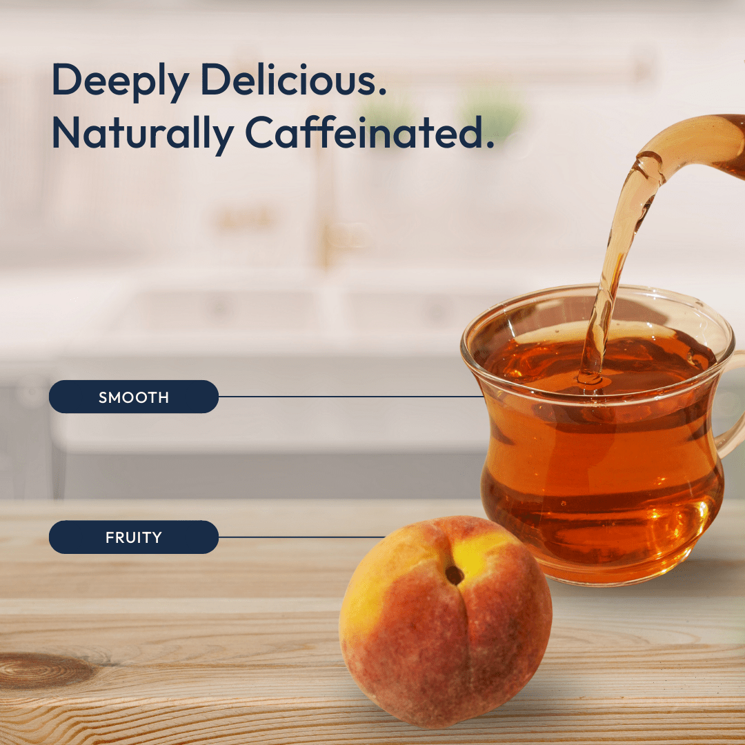 Award Winning Sweet Real Peach Iced Tea | Natural Black Tea Blend – EQ ...